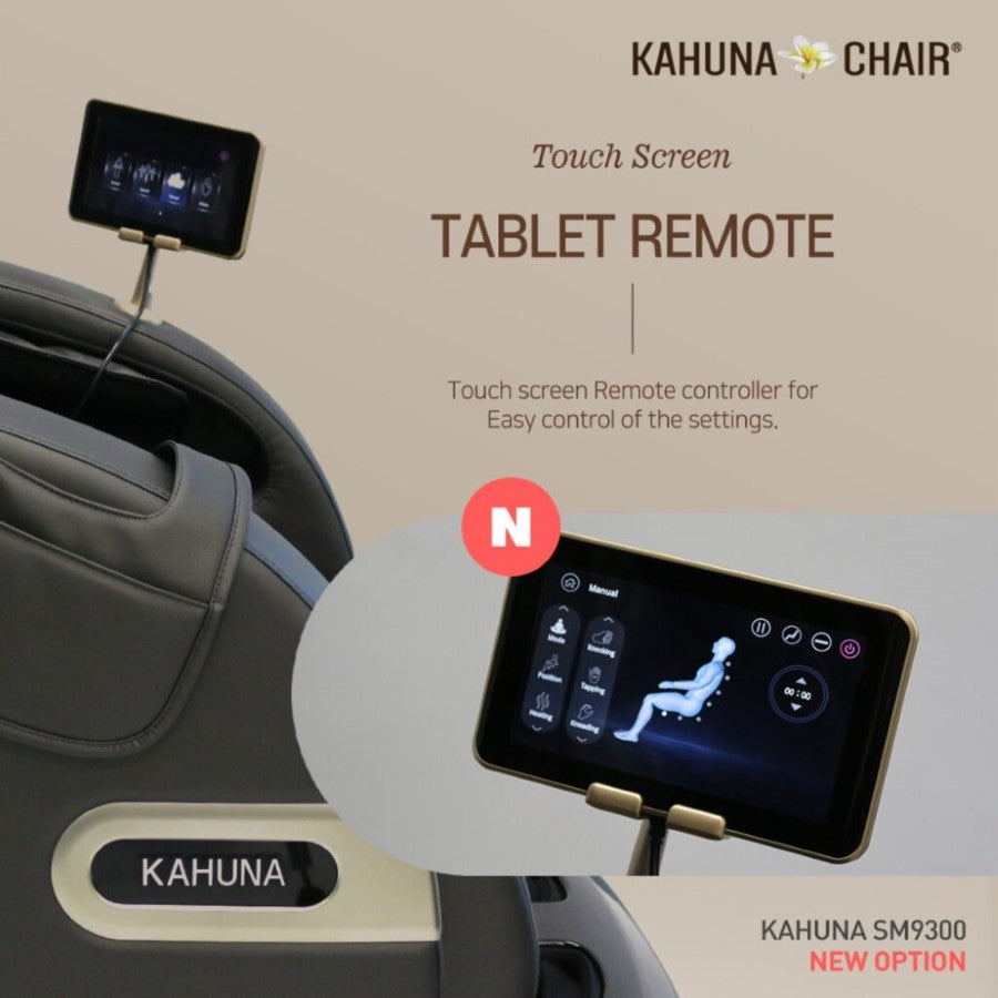 Kahuna Massage Chair Kahuna 4D+@ Dual Air Float Flex HSL-track with Infrared heating SM-9300 Grey