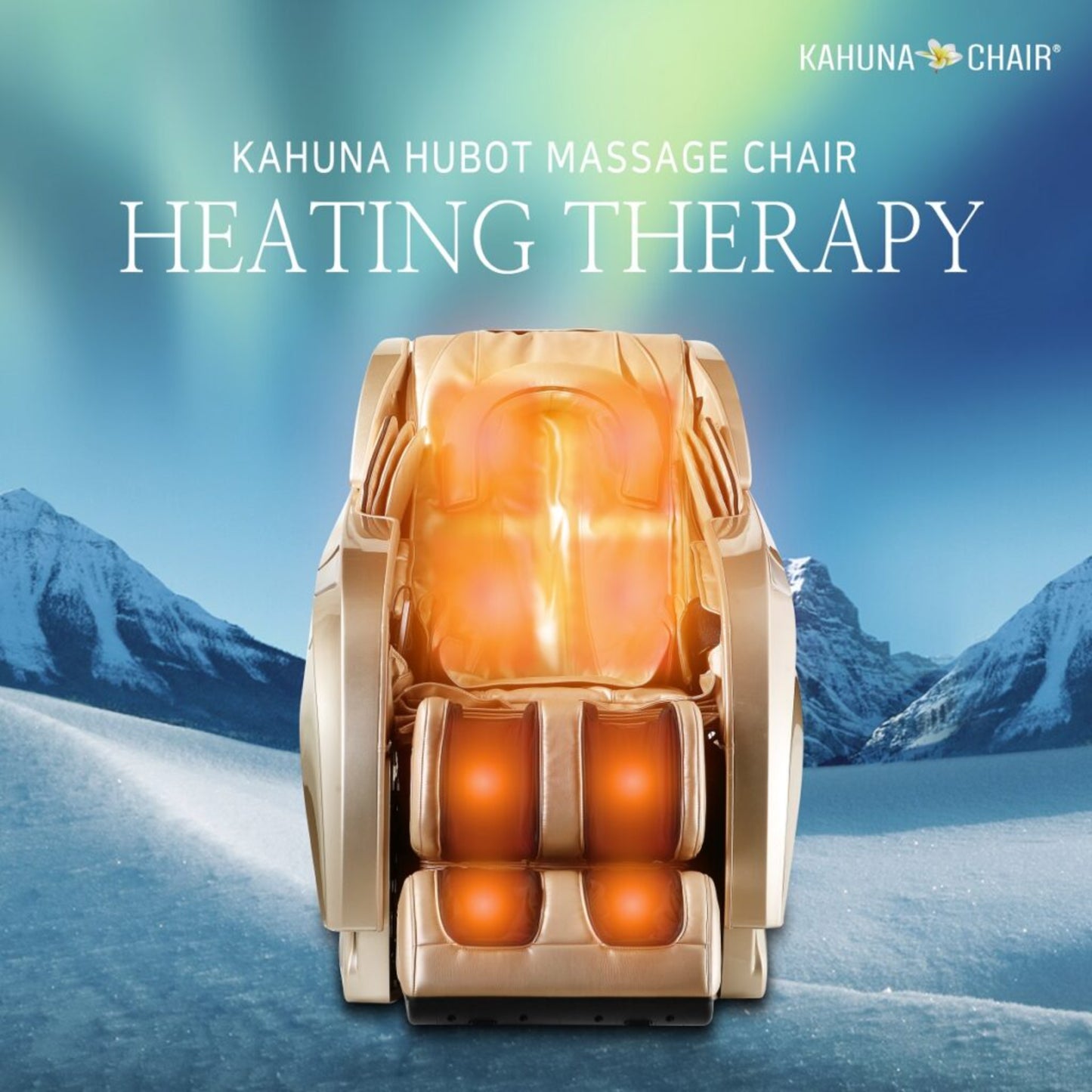 Kahuna Massage Chair 4D+@ HSL-Track Voice Recognition Zero-Gravity Full-Body Massage Chair, Tablet Remote Hubot4D (Champaign)