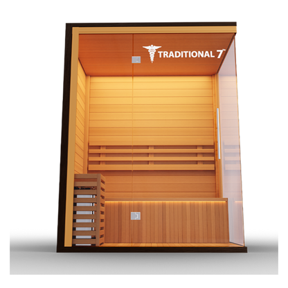 Traditional 7 v2a Medical Sauna