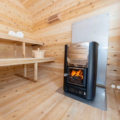 Dundalk CT Georgian Cabin Sauna with Porch