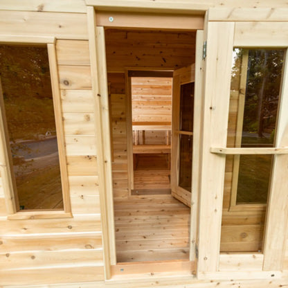 Dundalk CT Georgian Cabin Sauna with Changeroom