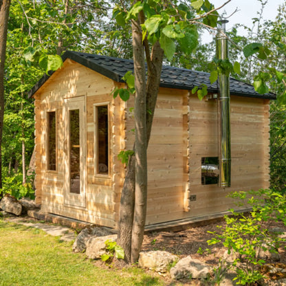 Dundalk CT Georgian Cabin Sauna with Changeroom