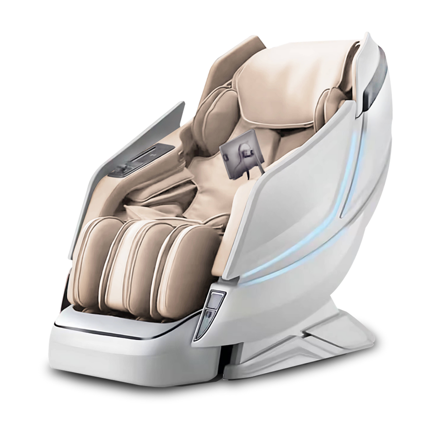 [Pre-Order 8-27-2024] Kahuna Dios Massage Chair 8D AI Dual Air Tech Touch Roller SL-track with Brain Relaxation Program Dios-1288 White